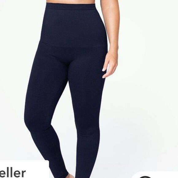 Shapermint Essentials High Waisted‎ Shaping Leggings Black New With Tags - Picture 1 of 7